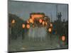 The Lantern Parade c.1918-Thomas Cooper Gotch-Mounted Premium Giclee Print