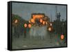 The Lantern Parade c.1918-Thomas Cooper Gotch-Framed Stretched Canvas