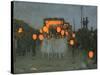 The Lantern Parade c.1918-Thomas Cooper Gotch-Stretched Canvas