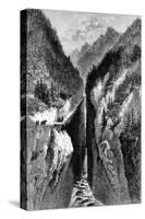 The Lantzan-Kiang-Hogg's Gorge, C1890-null-Stretched Canvas