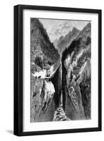 The Lantzan-Kiang-Hogg's Gorge, C1890-null-Framed Giclee Print