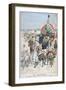 The Large Annual Caravans Heading North, Gourara, Algeria, 1903-null-Framed Giclee Print