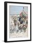 The Large Annual Caravans Heading North, Gourara, Algeria, 1903-null-Framed Giclee Print