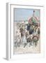 The Large Annual Caravans Heading North, Gourara, Algeria, 1903-null-Framed Giclee Print