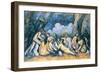 The Large Bathers, circa 1900-05-Paul Cézanne-Framed Giclee Print