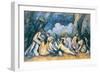 The Large Bathers, circa 1900-05-Paul Cézanne-Framed Giclee Print