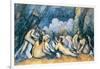 The Large Bathers, circa 1900-05-Paul Cézanne-Framed Giclee Print