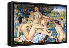 The Large Bathers-Pierre-Auguste Renoir-Framed Stretched Canvas