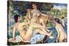 The Large Bathers-Pierre-Auguste Renoir-Stretched Canvas