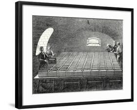 The Large Battery of Wollaston Built by Davy in 1807 at the Royal Institute in London-Humphry Davy-Framed Giclee Print