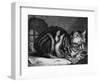 The Large Cat-Cornelis Visscher-Framed Art Print