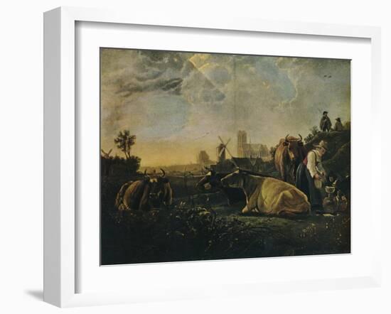 'The Large Dort', c1650-Aelbert Cuyp-Framed Giclee Print