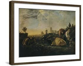 'The Large Dort', c1650-Aelbert Cuyp-Framed Giclee Print