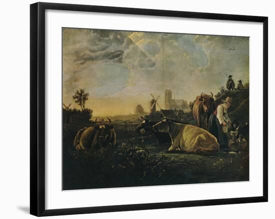 'The Large Dort', c1650-Aelbert Cuyp-Framed Giclee Print