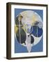 The Large Figure Paintings, No. 5, Group Iii, the Key to All Works to Date, the Wu/Rose Series, 190-Hilma af Klint-Framed Giclee Print