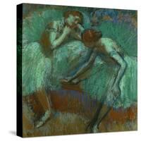 The Large Green Dancers, 1898-1900-Edgar Degas-Stretched Canvas