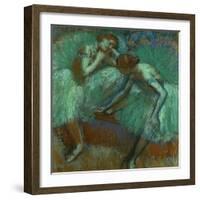 The Large Green Dancers, 1898-1900-Edgar Degas-Framed Giclee Print