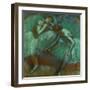 The Large Green Dancers, 1898-1900-Edgar Degas-Framed Giclee Print