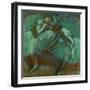 The Large Green Dancers, 1898-1900-Edgar Degas-Framed Giclee Print