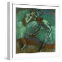 The Large Green Dancers, 1898-1900-Edgar Degas-Framed Giclee Print