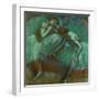 The Large Green Dancers, 1898-1900-Edgar Degas-Framed Giclee Print