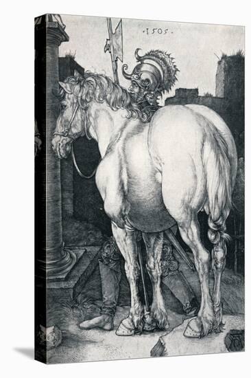 The Large Horse, 1505-Albrecht Dürer-Stretched Canvas