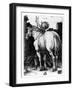 The Large Horse, 1509-Albrecht Dürer-Framed Giclee Print