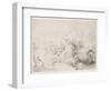 The Large Lion Hunt, 1641-Rembrandt van Rijn-Framed Premium Giclee Print