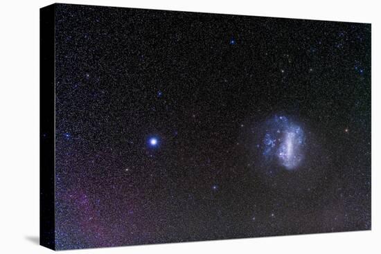 The Large Magellanic Cloud and Bright Star Canopus-null-Stretched Canvas
