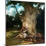 The Large Oak-Gustave Courbet-Mounted Giclee Print
