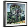 The Large Pine, circa 1889-Paul Cézanne-Framed Giclee Print