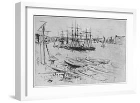 The Large Pool, 1879-James Abbott McNeill Whistler-Framed Giclee Print