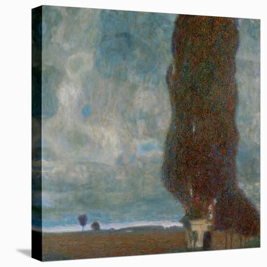 The Large Poplar Tree (II) or Coming Storm-Gustav Klimt-Stretched Canvas