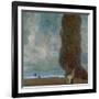 The Large Poplar Tree (II) or Coming Storm-Gustav Klimt-Framed Giclee Print