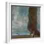 The Large Poplar Tree (II) or Coming Storm-Gustav Klimt-Framed Premium Giclee Print