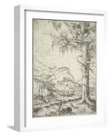 The Large Spruce, C.1520-Albrecht Altdorfer-Framed Giclee Print