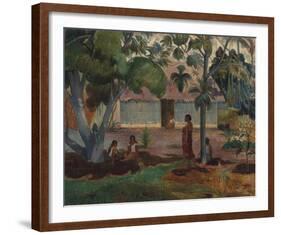 The Large Tree-Paul Gauguin-Framed Giclee Print
