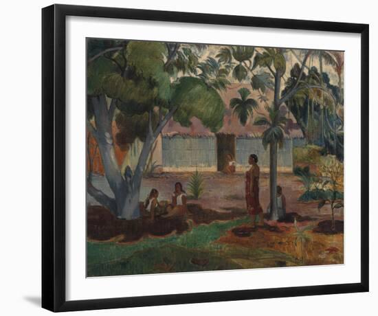 The Large Tree-Paul Gauguin-Framed Giclee Print