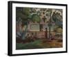 The Large Tree-Paul Gauguin-Framed Giclee Print