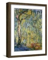 The Large Willow at Giverny, 1918-Claude Monet-Framed Giclee Print