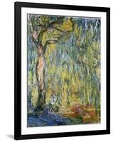 The Large Willow at Giverny, 1918-Claude Monet-Framed Giclee Print