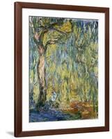 The Large Willow at Giverny, 1918-Claude Monet-Framed Giclee Print