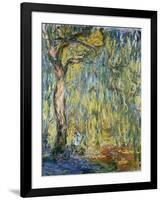 The Large Willow at Giverny, 1918-Claude Monet-Framed Giclee Print