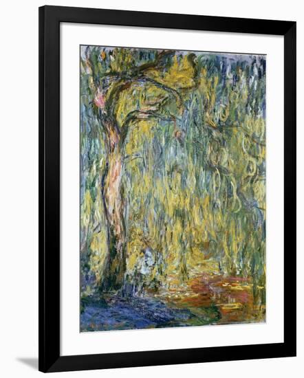 The Large Willow at Giverny, 1918-Claude Monet-Framed Giclee Print