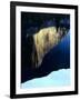 The largest granite rock on Earth reflects in the Merced River-Jerry Ginsberg-Framed Photographic Print