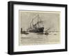 The Largest Ship in the World Being Docked at Liverpool-null-Framed Giclee Print