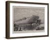 The Largest Ship in the World, the Launch of the Steamer Oceanic at Belfast-Joseph Nash-Framed Giclee Print