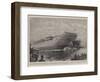 The Largest Ship in the World, the Launch of the Steamer Oceanic at Belfast-Joseph Nash-Framed Giclee Print