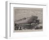 The Largest Ship in the World, the Launch of the Steamer Oceanic at Belfast-Joseph Nash-Framed Premium Giclee Print