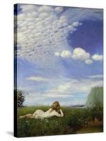 The Lark, 1882/83-Paul von Szinyei-Merse-Stretched Canvas